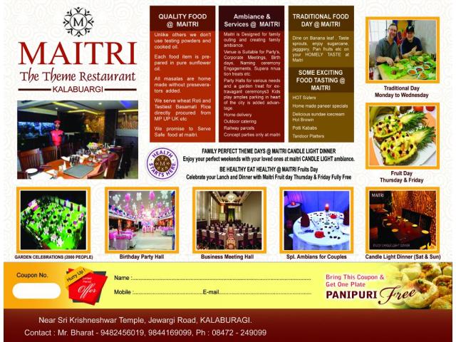 Maitri Restaurant pure vegetarian